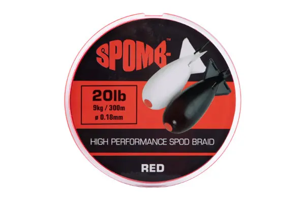 Superprijs Spomb Braid Red 0.18mm (20lb) (300m)