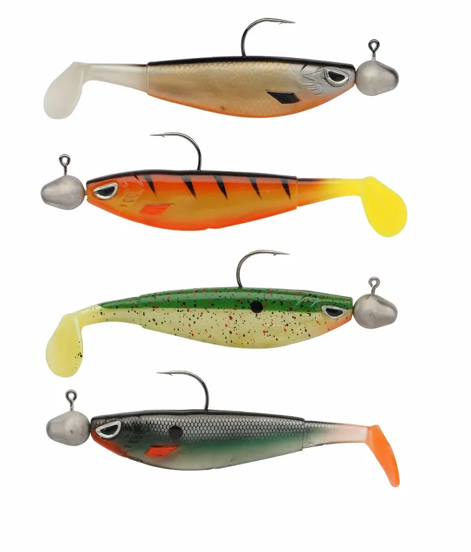 Lage Kosten Berkley Sick Flanker Pre-Rigged Bismuth Shad 10cm (4 stuks)