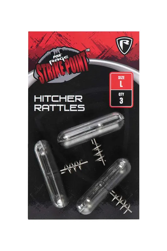 Fox Rage Strike Point Hitcher Rattle (3 Stuks) Small Beperkt Aanbod