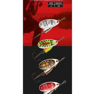 Effzett Spinner Assortiment Perch 4g 2 (4 pcs) Hete Deal
