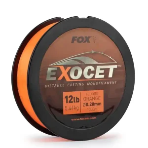 Seizoensaanbieding Fox Exocet Fluoro Orange Mono (1000m) 0.28 mm