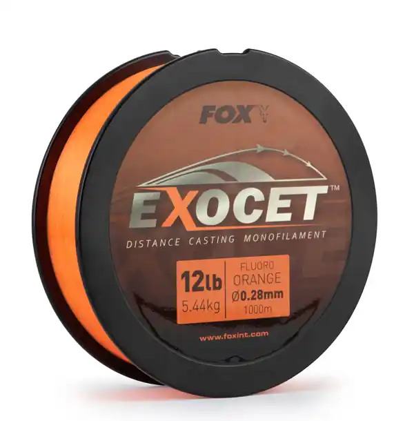 Seizoensaanbieding Fox Exocet Fluoro Orange Mono (1000m) 0.28 mm