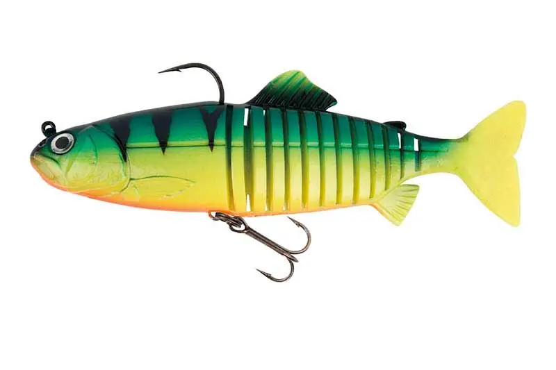 Betrouwbaar Fox Rage Replica Jointed Swimbait 15cm (60g) Fire Tiger UV