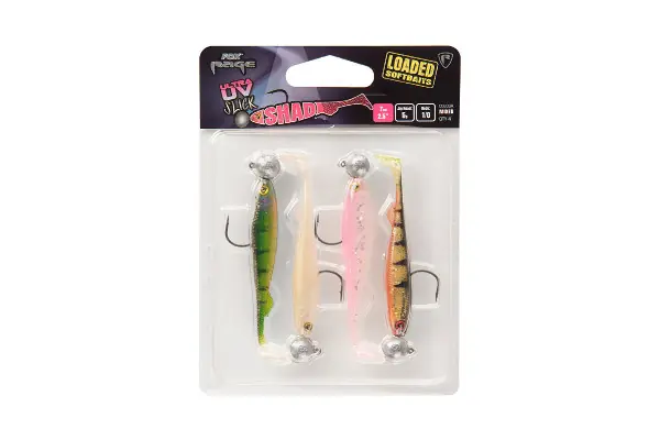 Fox Rage Slick Shad Loaded UV Mixed Colour Pack 5gr 1/0 - 7cm Alleen Vandaag