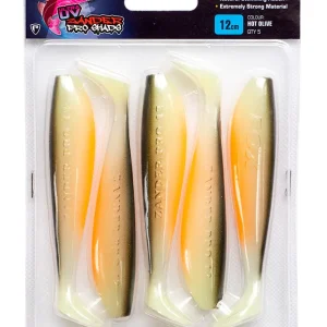 Superprijs Fox Rage Zander Pro Ultra UV Hot Olive (5pcs) 7.5cm