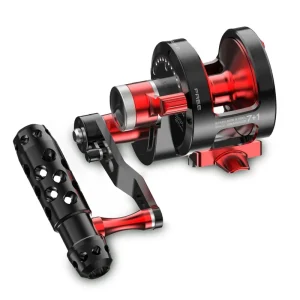 Goedkoop Uni Cat Darkside 2-Speed LH-6002 Meerval Reel