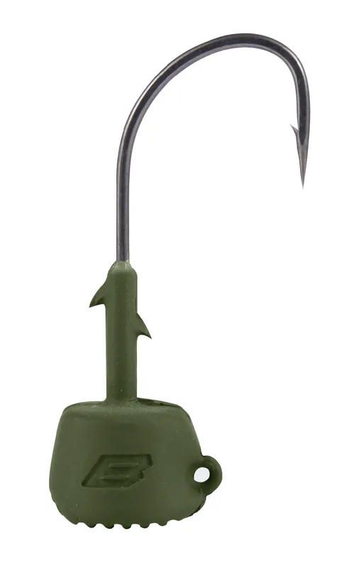 Direct Beschikbaar BKK Silent Chaser Draggin' NED Loodkop #1 Green 1.8g
