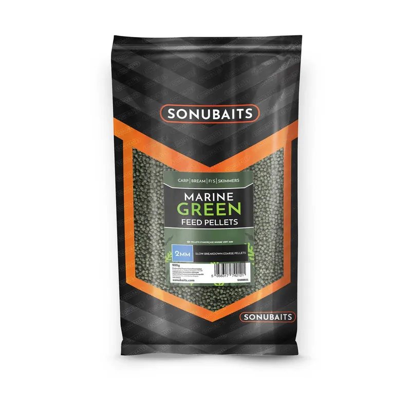 Sonubaits Marine Green Feed Pellets (900g) 2mm Uitverkoop