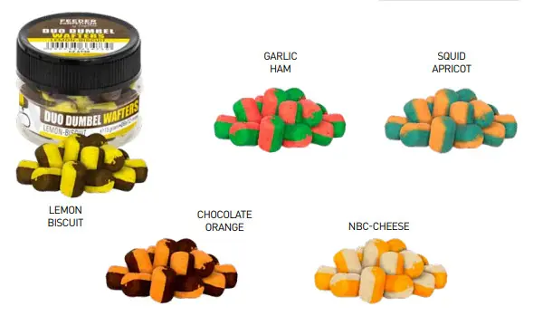 Carp Zoom Duo Dumbel Wafters 8x12mm Chocolate-orange Exclusieve Aanbieding