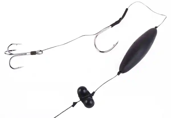 Finale Uitverkoop Ultimate Catfish Rig Double Hook and Rattle