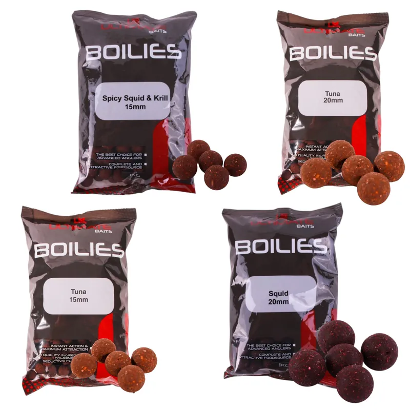 Ultimate Baits Boilie Pack 4kg Express Levering