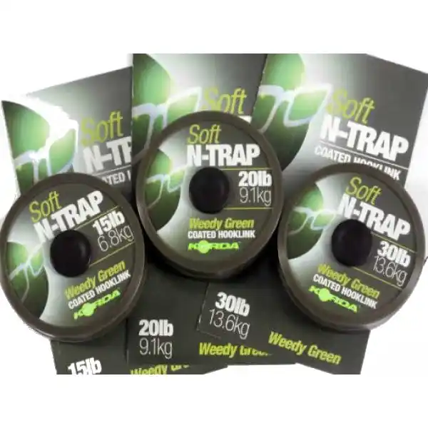 Aanbieding Korda N-Trap Soft (20lb) Weedy Green