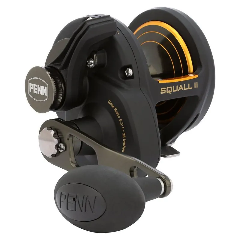 Penn Squall II Lever Drag Reel RH 40NLD HS Alleen Vandaag