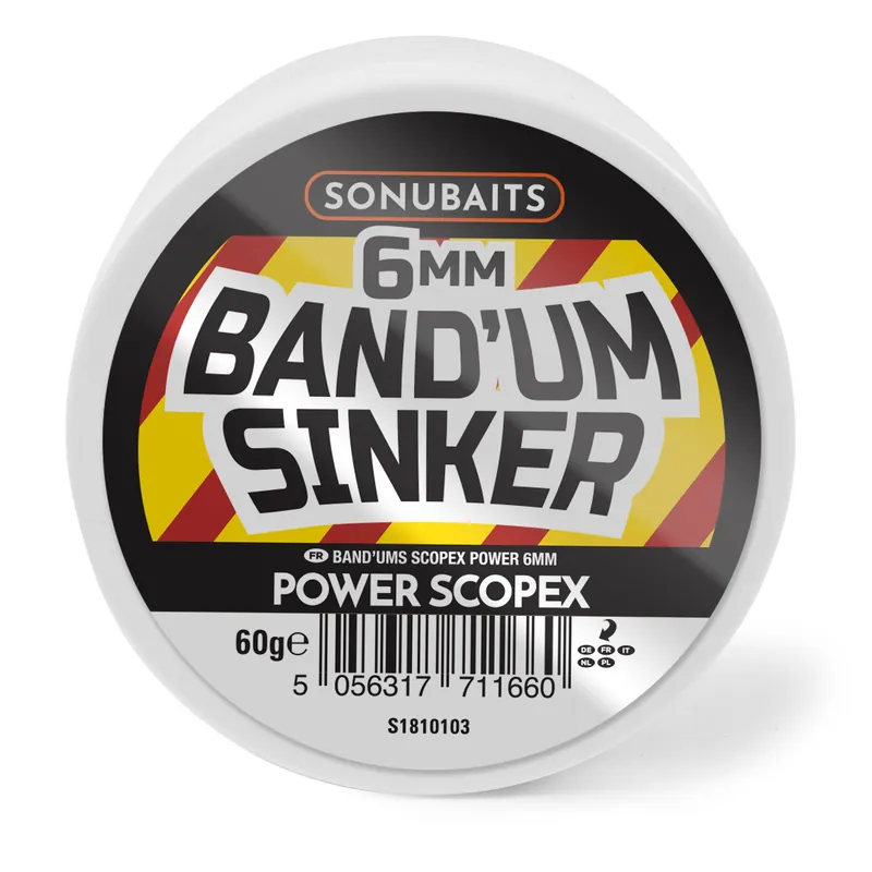 Meest Verkocht Sonubaits Band'um Sinker Witvis Boilies 6mm