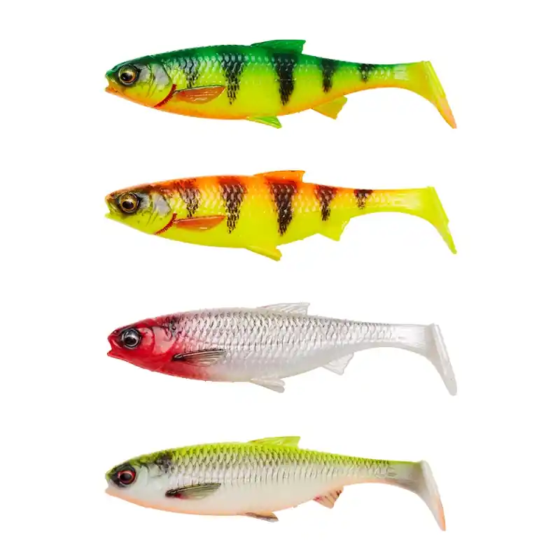 Premium Savage Gear 3D River Roach Dark Water Mix (4 stuks) 10cm (10gr)