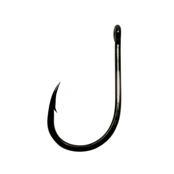 Gamakatsu LS-3313F New Label Eyed Hooks Black 1/0 (6pcs) Op = Op