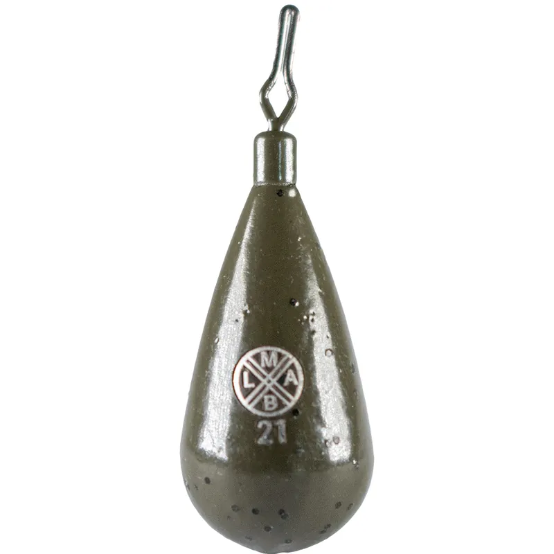 Premium LMAB Tungsten Drop Shot Tear Green Pumpkin 21g (1st)