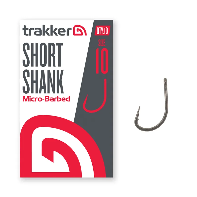 Trakker Short Shank Hooks Micro Barbed (10 Stuks) 2 Direct Beschikbaar
