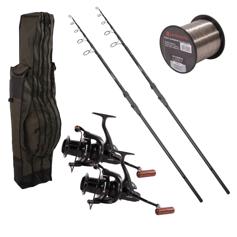 Hete Deal Ultimate Adventure Telescopic Carp Combo 12ft (3lbs)