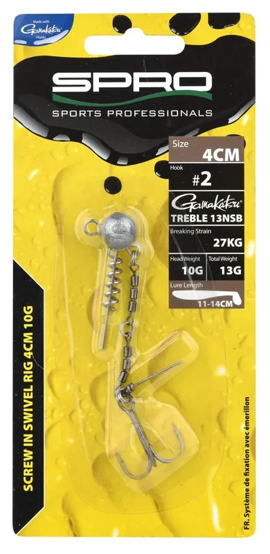 Gecertificeerd Spro Screw In Swivel Rig 4cm Hooksize 2 5gr