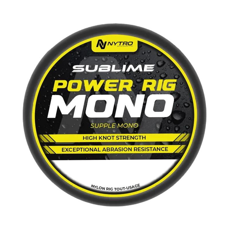 Nytro Sublime Power Rig Mono Nylon Witvis Onderlijnmateriaal 100m 0.25mm (5.5kg) Shop Nu