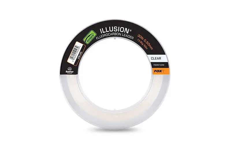 Rechtstreeks Van De Fabrikant Fox Illusion Fluorocarbon Leader Clear (50m) 30lb