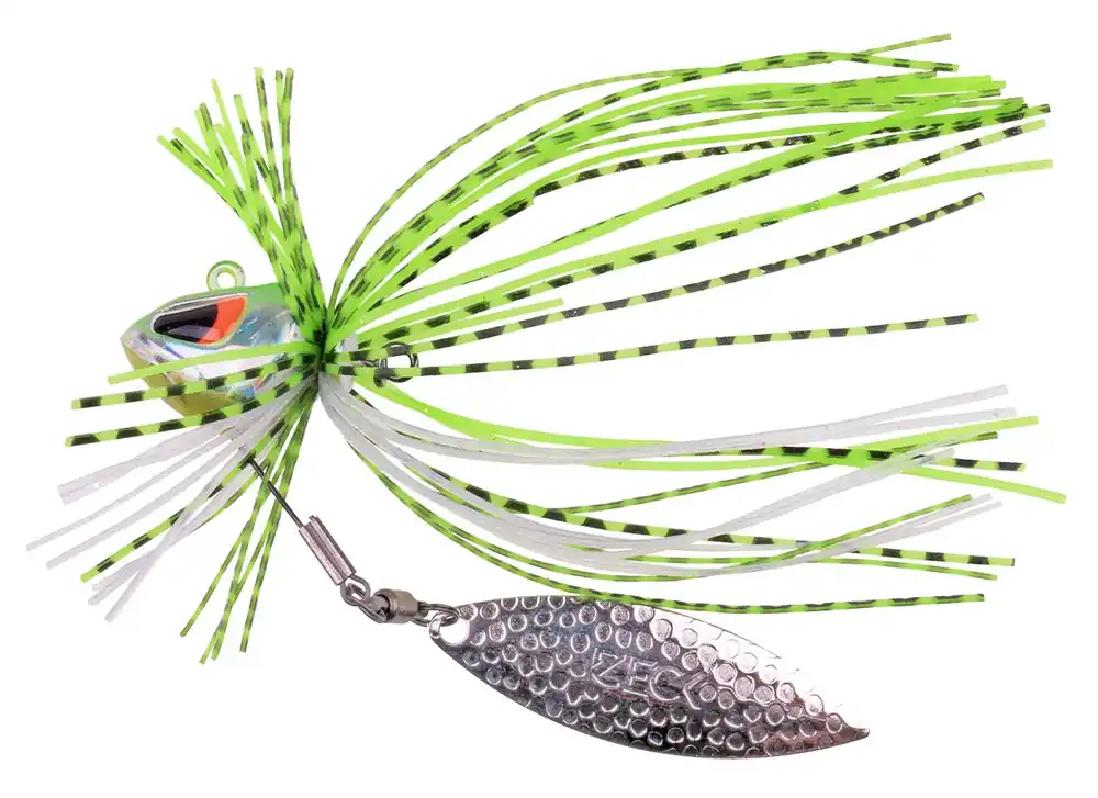 Zeck BA Spinner-Rushka Spinnerbait 15g (Loodvrij) Chartreuse Party Hete Deal