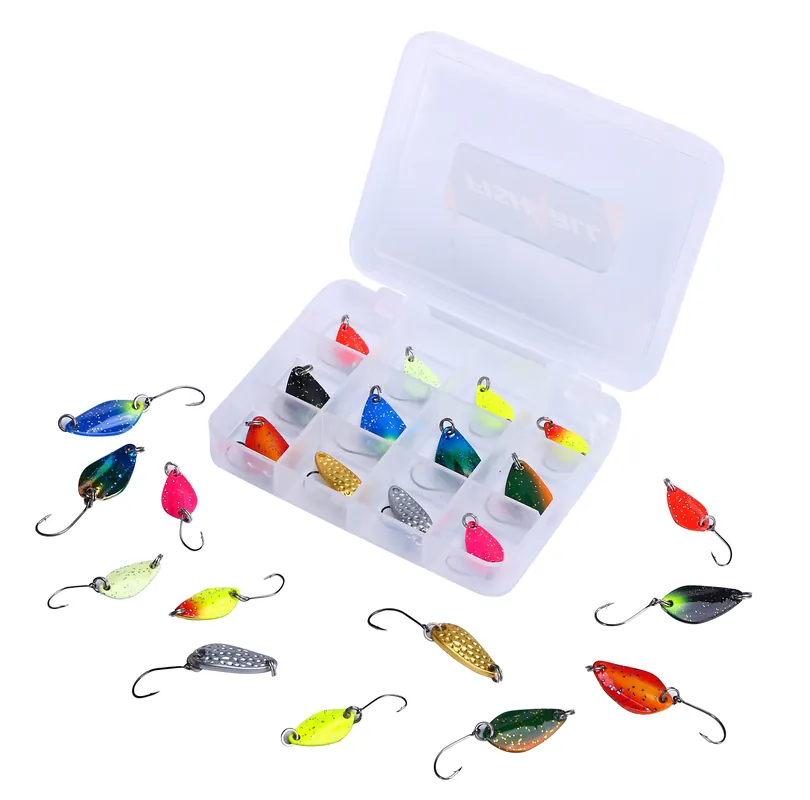 Rechtstreeks Van De Fabrikant Fish4all Trout Spoon Box Mix 1.2g-2.5g (12pcs)