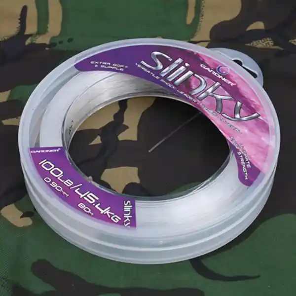 Lage Prijs Gardner Slinky Clear 0.60mm 22.5kg/50lb