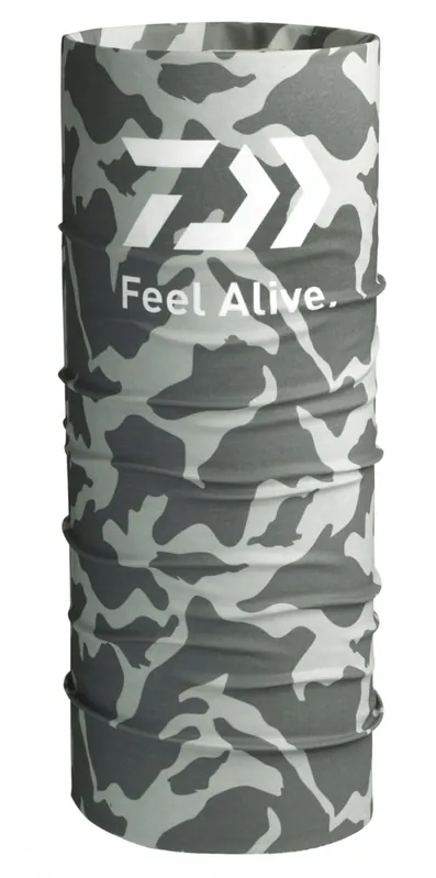 Express Levering Daiwa Neckgaiter Sjaal Green Camo