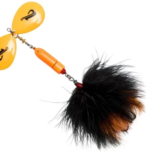 Koop Vandaag Livingston Lures EBS Spinner 158 In Line Spinner Sinker 20cm (46g) Hot Orange Black