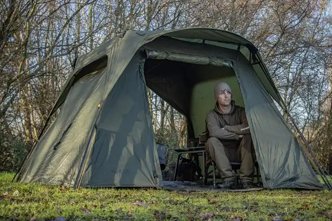 Koop Vandaag Solar SP Quick-Up Shelter Green Mk II Karpertent + Grondzeil