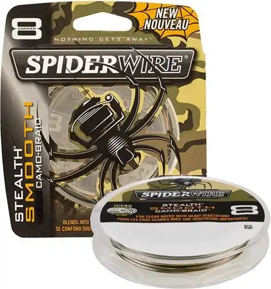 Spiderwire Stealth Smooth 8 Camo Braid 150m Gereduceerde Prijs