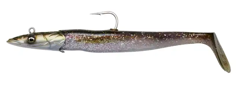 Savage Gear Sandeel V2 2P1 Shad 18cm (86g) Blue Pearl Silver Exclusieve Aanbieding
