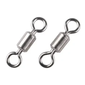 Actieprijs Spro Stainless Steel Barrel Swivel #4 (10 stuks)
