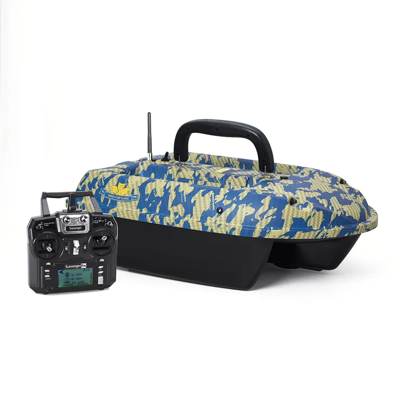 BearCreeks Scavenger Pro Bait Boat Lithium 5.8GHz Camou + GPS-Autopilot Koop Online