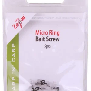 Carp Zoom Micro Ring Bait Screw (5stuks) Tijdelijk Beschikbaar