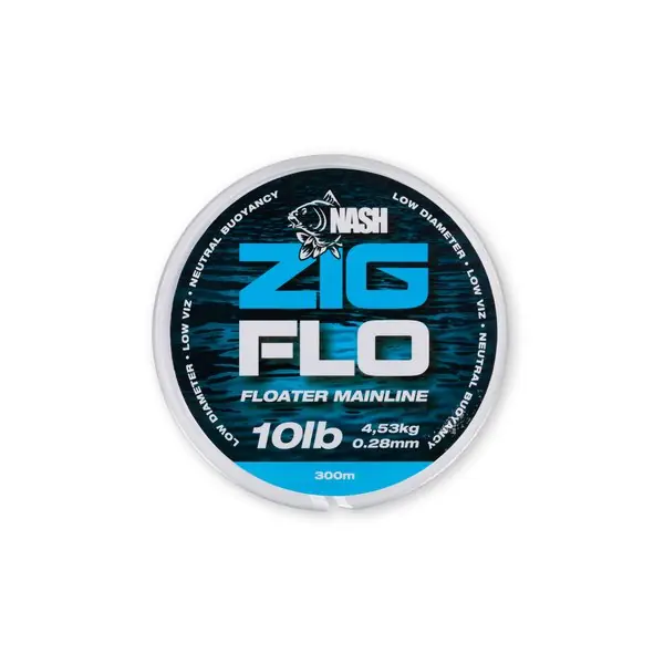 Veilige Betaling Nash Zig Flo Karper Onderlijnmateriaal 10lb (300m)