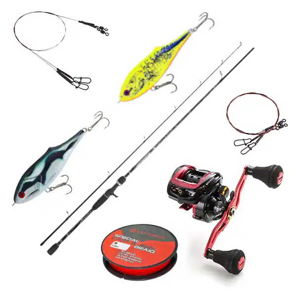 Seizoensaanbieding Abu Garcia Venerate Jerk Set, voor het vissen met jerkbaits op snoek!