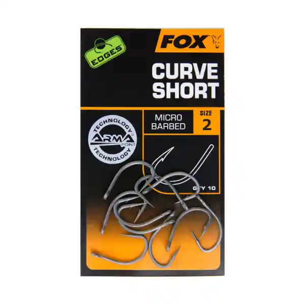 Favoriet Fox Edges Curve Shank Short Hooks 2