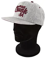 Laatste Versie Fox Chunk Grey Burgundy Snapback