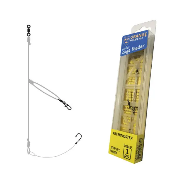 Life Orange Feeder Rig Paternoster + Feeder Rubber Beperkt Aanbod