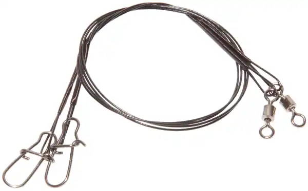 Ultimate Wire Leaders Black 1x7 30cm (12kg) (2 stuks) Direct Beschikbaar