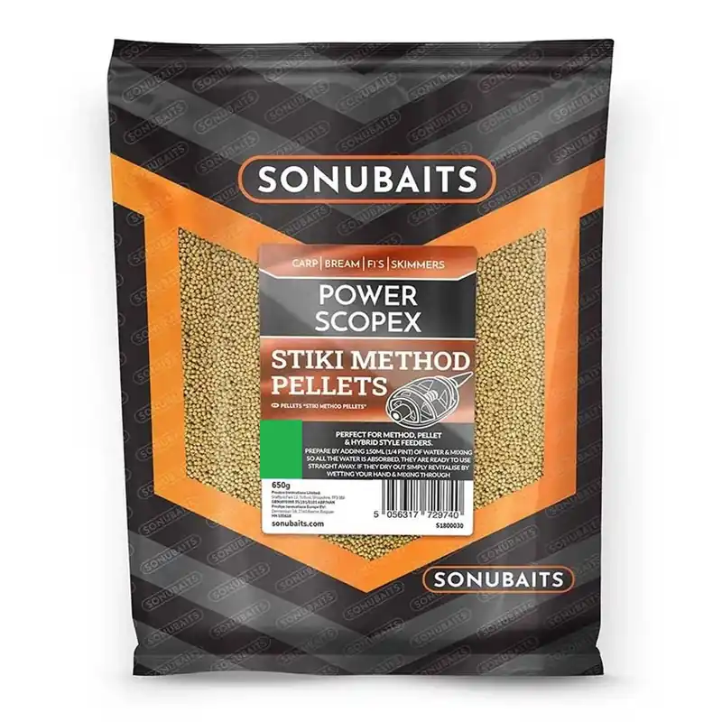 Sonubaits Stiki Power Scopex Method Pellets 4mm (650g) Superprijs