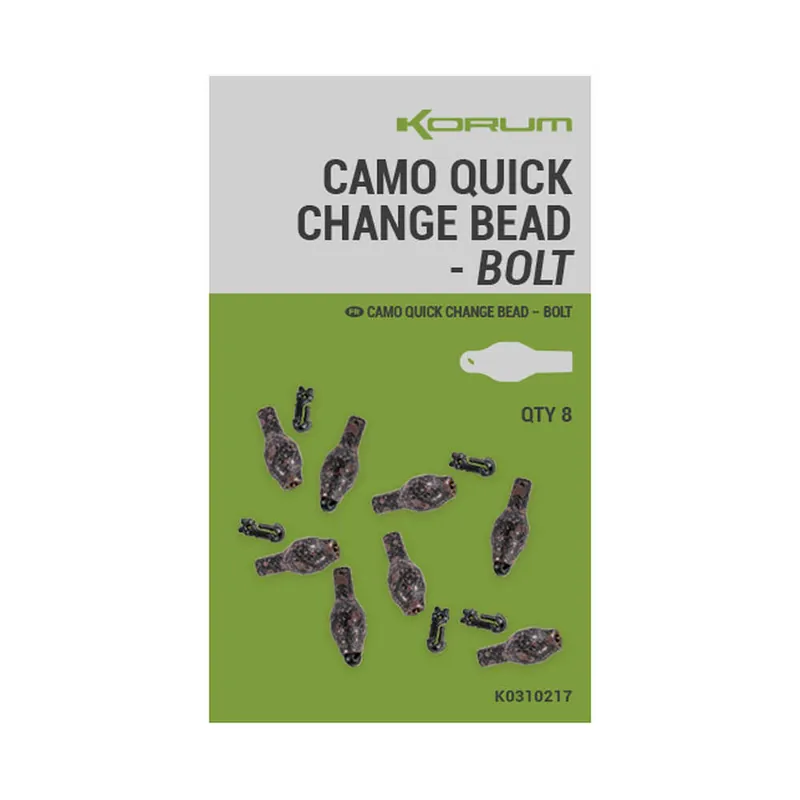 Korum Camo Quick Change Bead Bolt (8 Stuks) Goedkoop