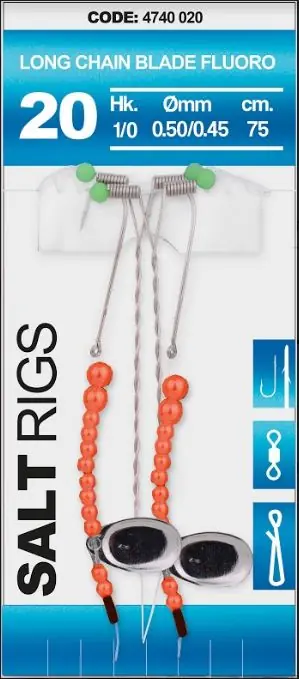 Spro Salt Rig #20 Long Chain Blade Fluoro Lage Prijs