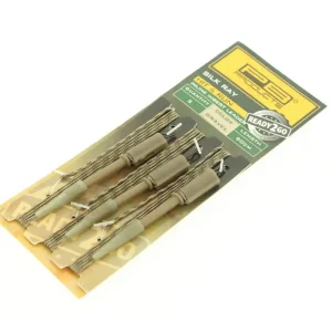 Bestel Nu PB Products Ready2Go Silk Ray Hit & Run Inline Insert Leader 90cm (3 stuks) Gravel