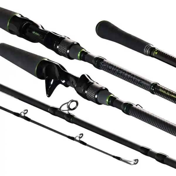 Gunki Overtake Travel Ed-C Baitcaster Hengel 2.4m (40-140g) Direct Verzonden