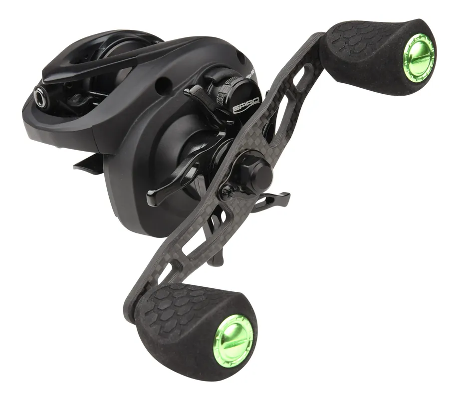Nieuw Spro JC Elite MG Left LG Green Knob Cap Baitcaster Reel
