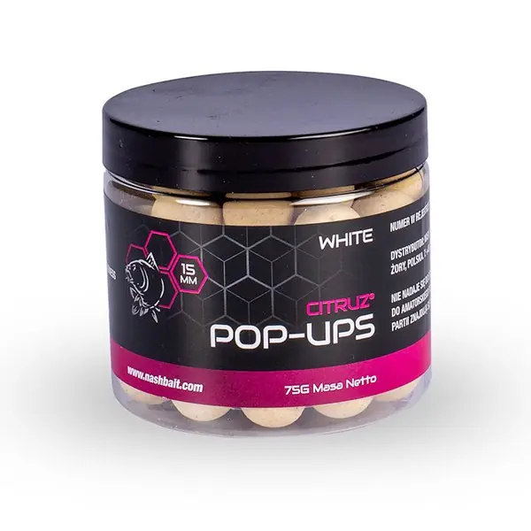 Nu Kopen Nash Citruz Pop Ups White (75g) 12mm